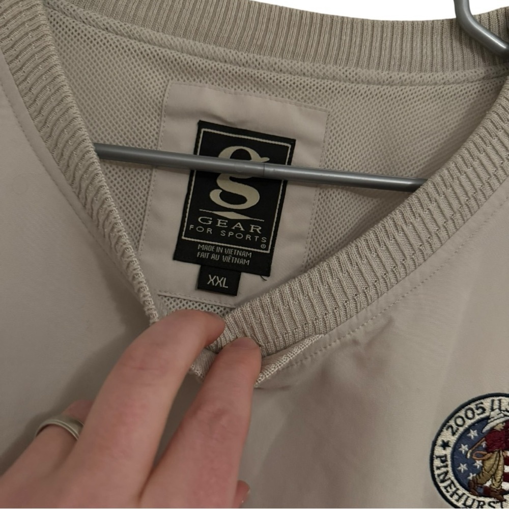 Gear For Sports Vintage US Open Pinehurst Golf Pullover Windbreaker XXL Y2K - Picture 3 of 4